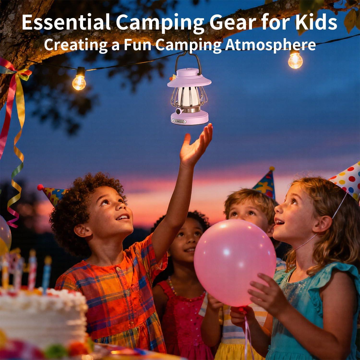 Linterna Recargable para Niños ChicLumen Púrpura 3 Modos