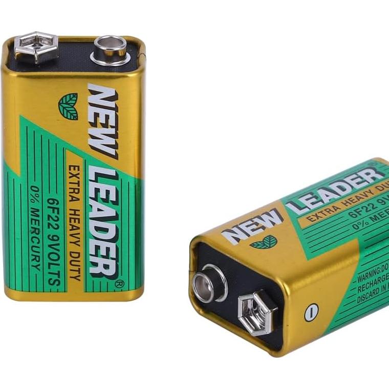 Baterías 9V ODLILORT Alcalinas Ultra Duraderas - 10 Unidades