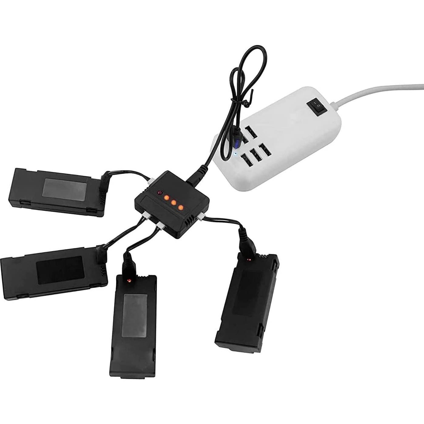 Baterías Li-Po 3.7V 1800mAh 4PCS con Cargador 4-en-1 North Star