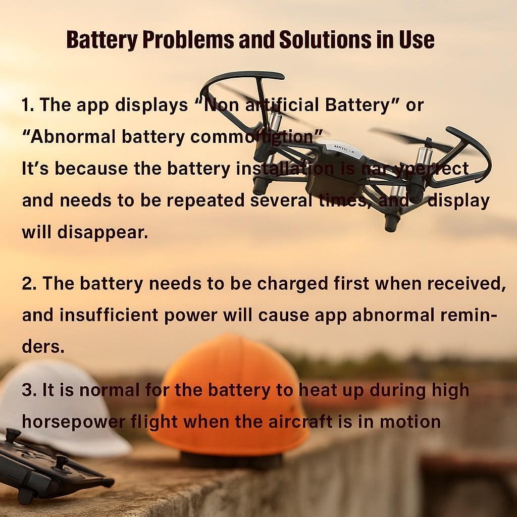 2 Baterías 1100mAh y 4 Hélices para DJI Tello