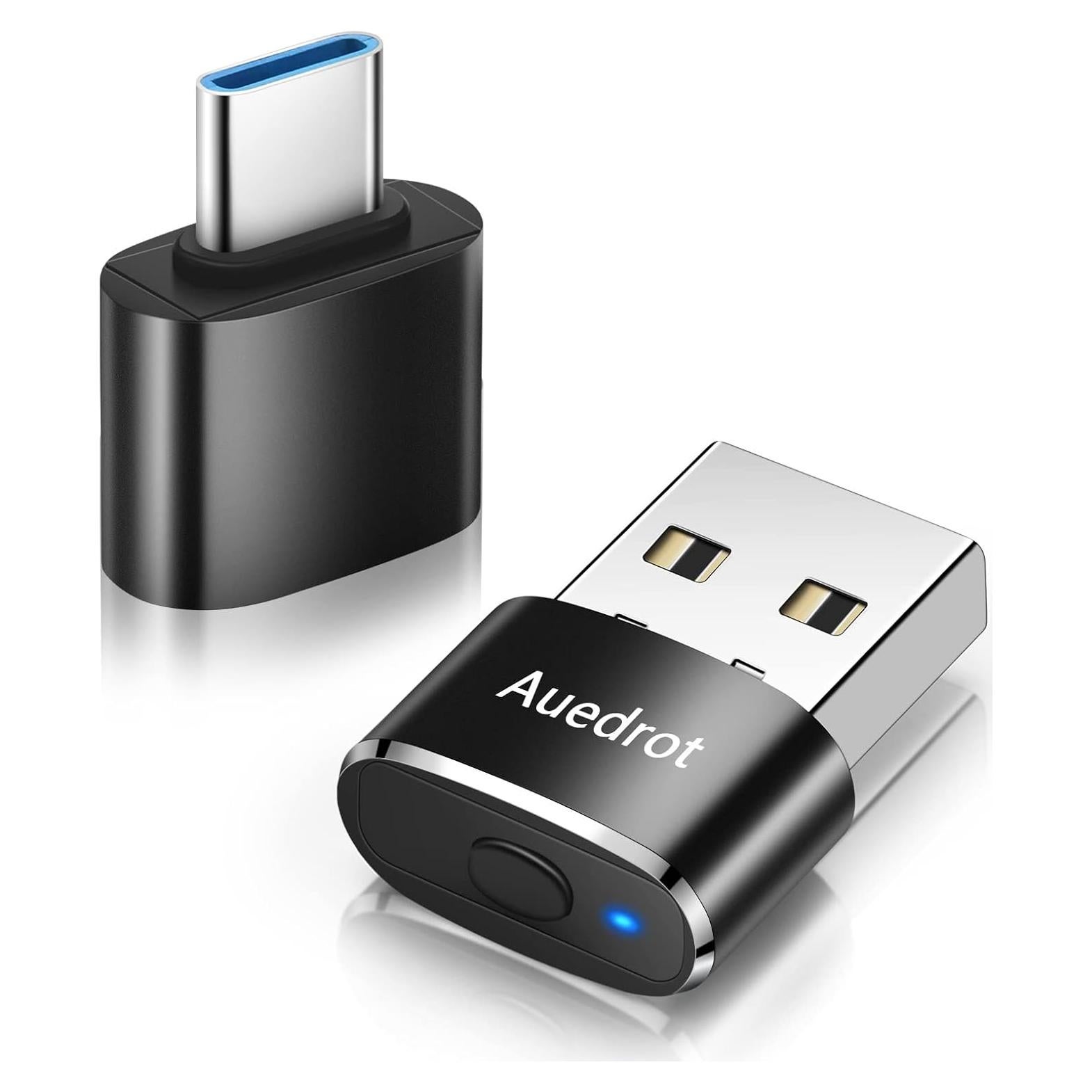 Mouse Jiggler Indetectable USB Metal con Adaptador USB-C