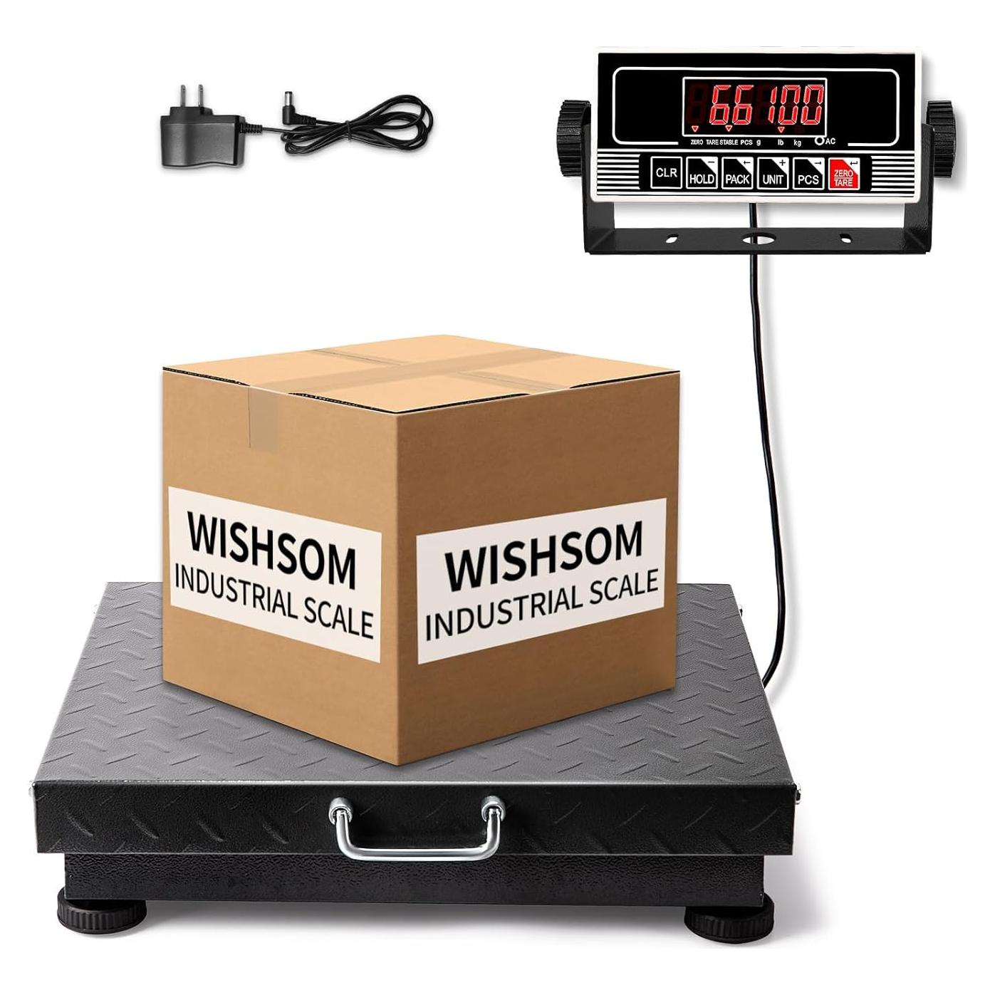 Escala Postal Digital WISHSOM 300kg Alta Resistencia 50x40cm