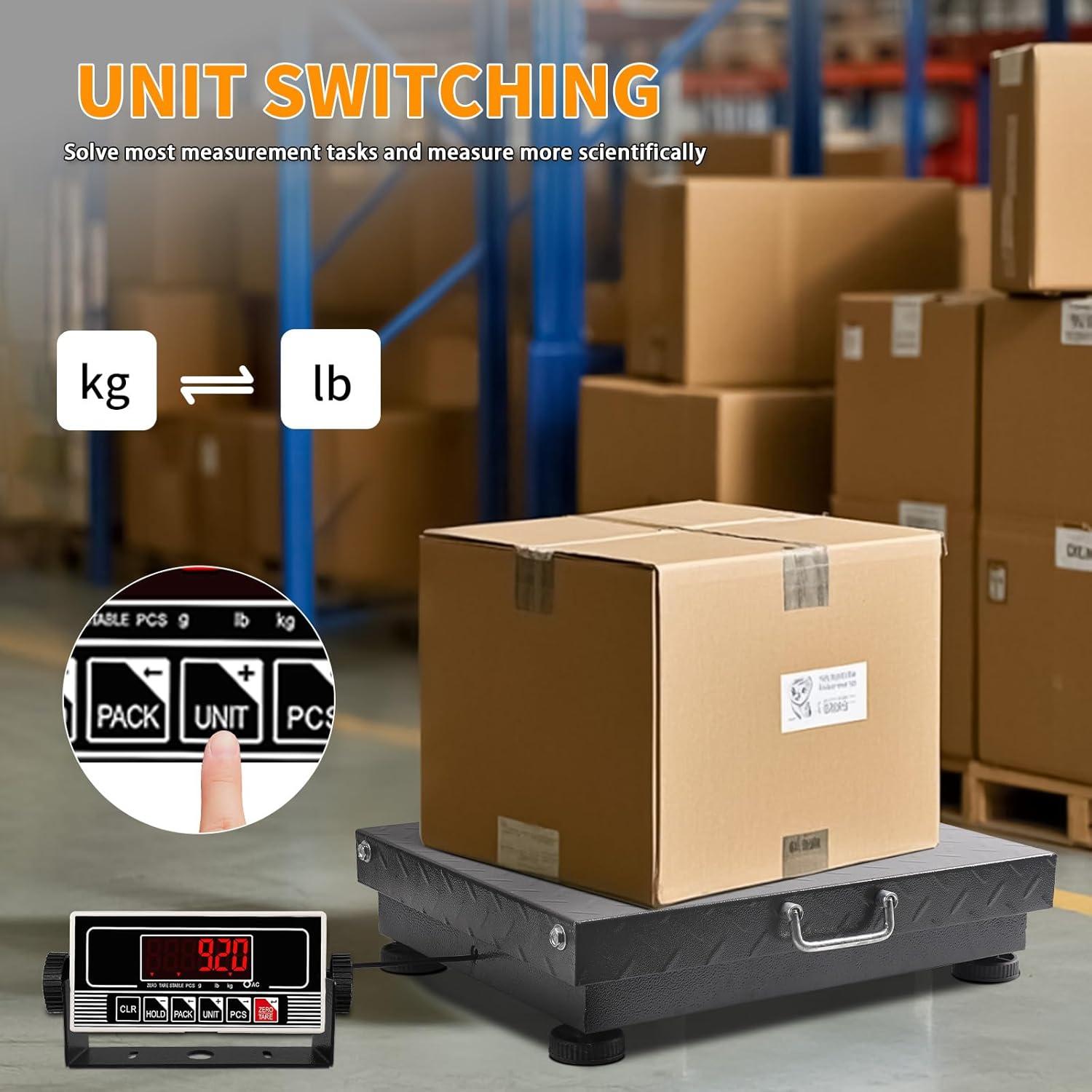 Escala Postal Digital WISHSOM 300kg Alta Resistencia 50x40cm