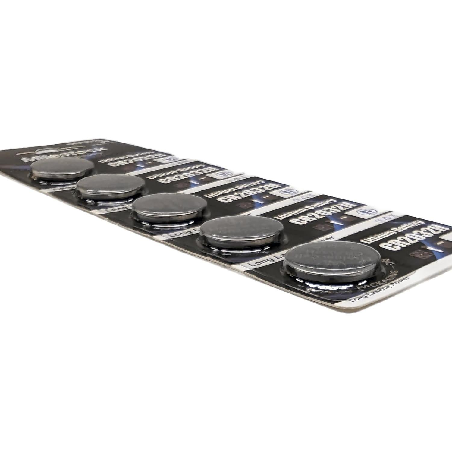 Baterías CR2032 de Litio Milestock - 5 Piezas 240mAh