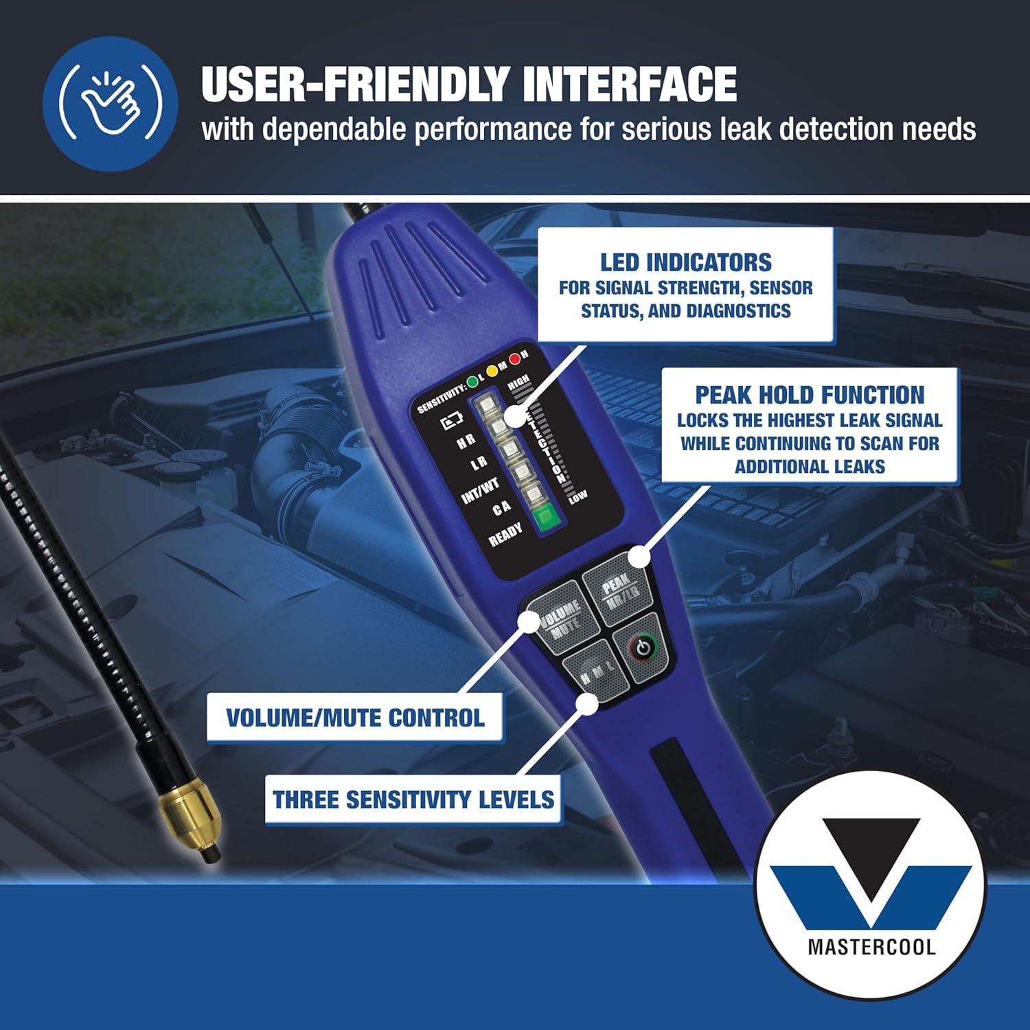 Detector de Fugas de Refrigerante Mastercool 55900 Intellasense II