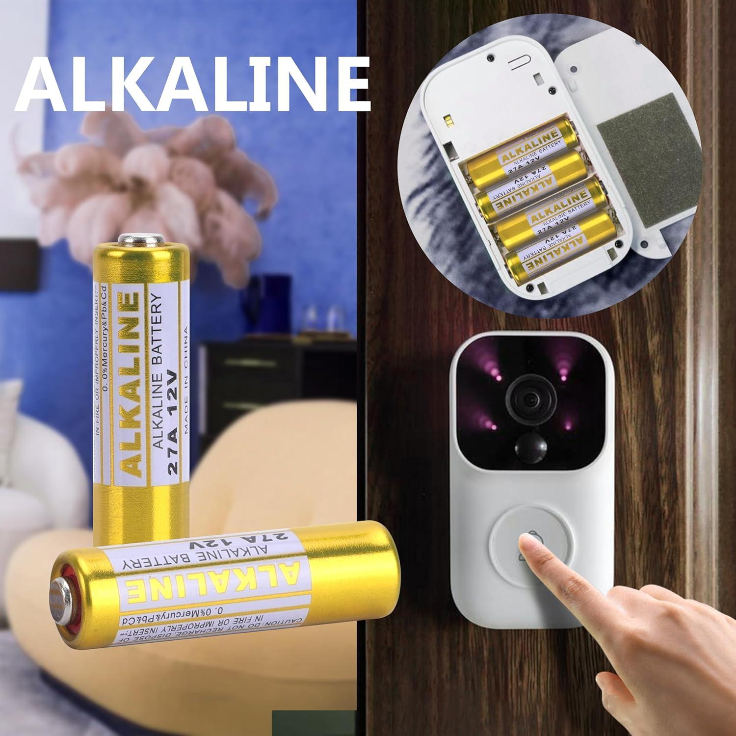 Baterías A27 12V Alcalinas Kunying - Paquete de 5 Unidades