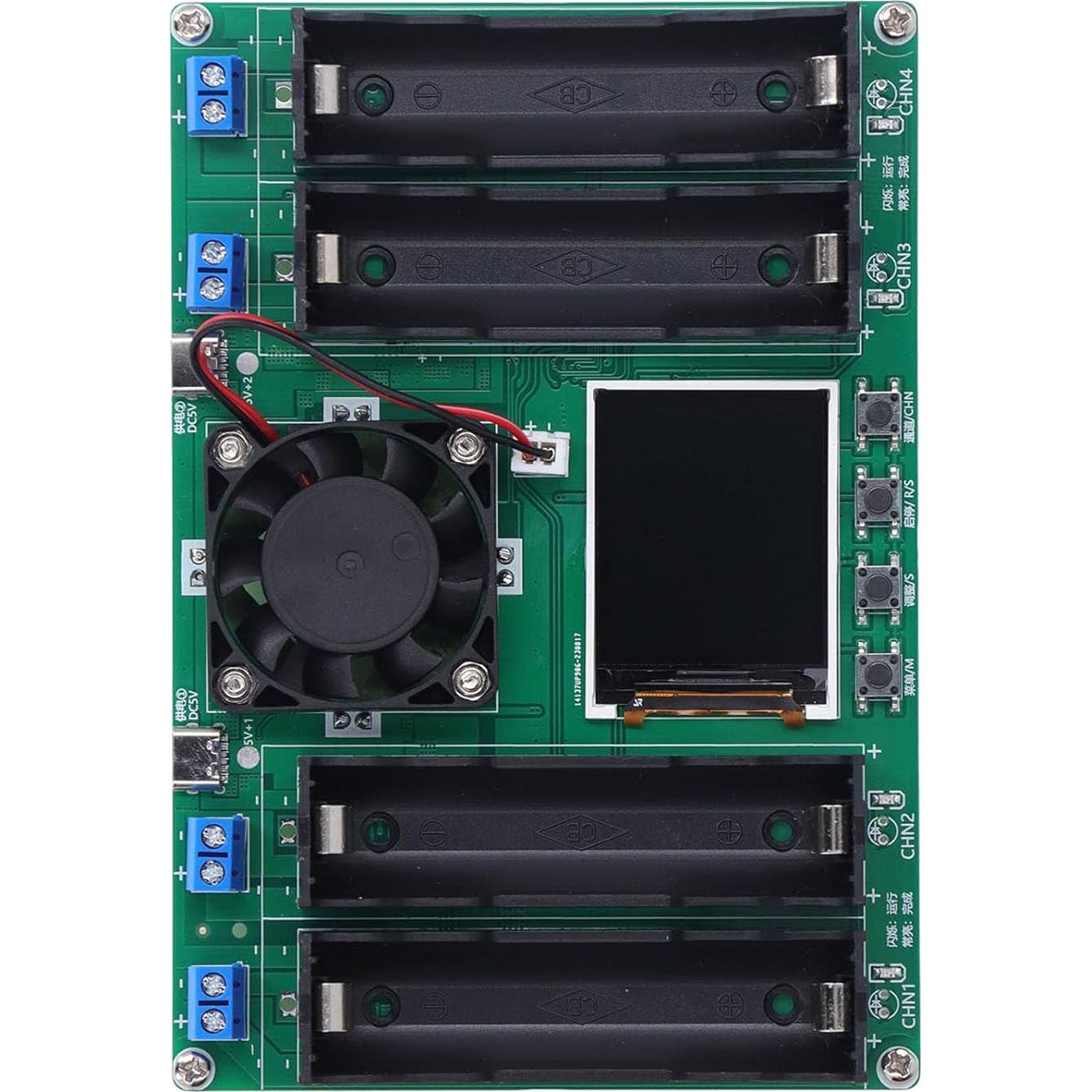 Probador de Capacidad de Batería de Litio 18650 WALFRONT 4 Canales