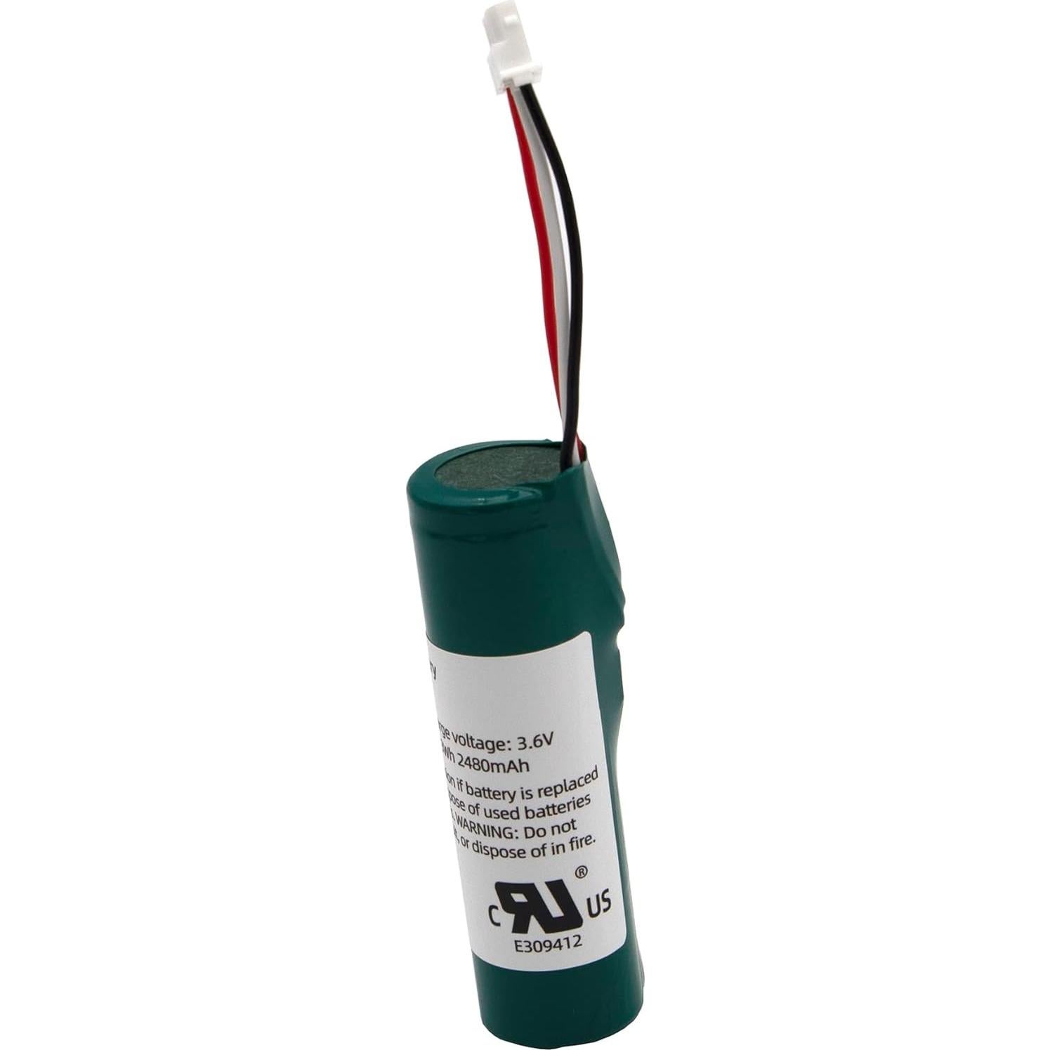 Batería de Reemplazo Gikysuiz 300-10342 para Honeywell PROSIXC2W 3.7V 2480mAh