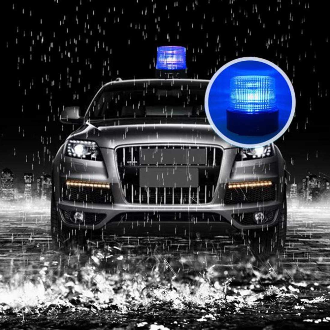 Luz Estroboscópica LED TOPKU, Baliza Magnética Recargable 8 Colores