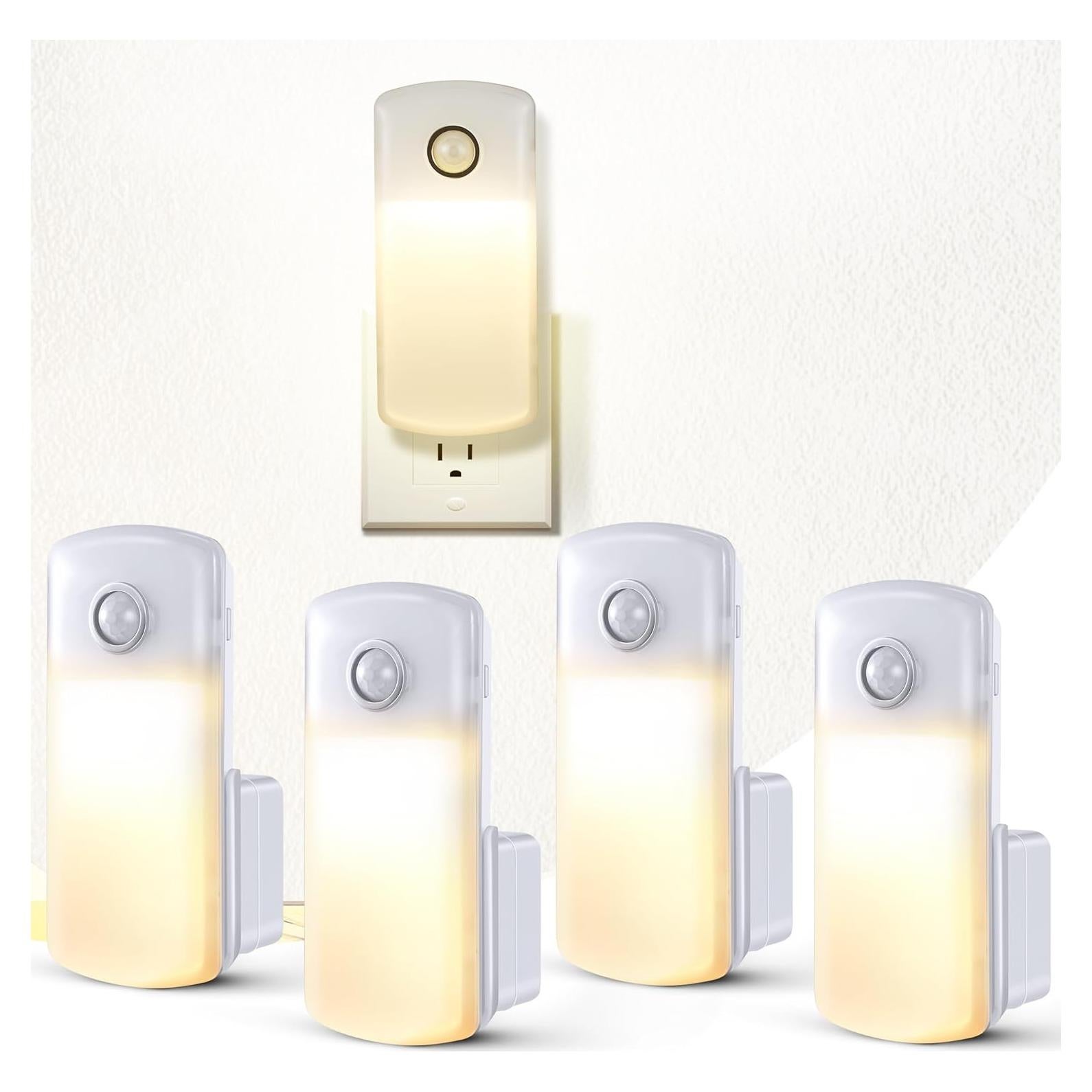 Luces Nocturnas de Emergencia Enhon 4 Paquete Recargables