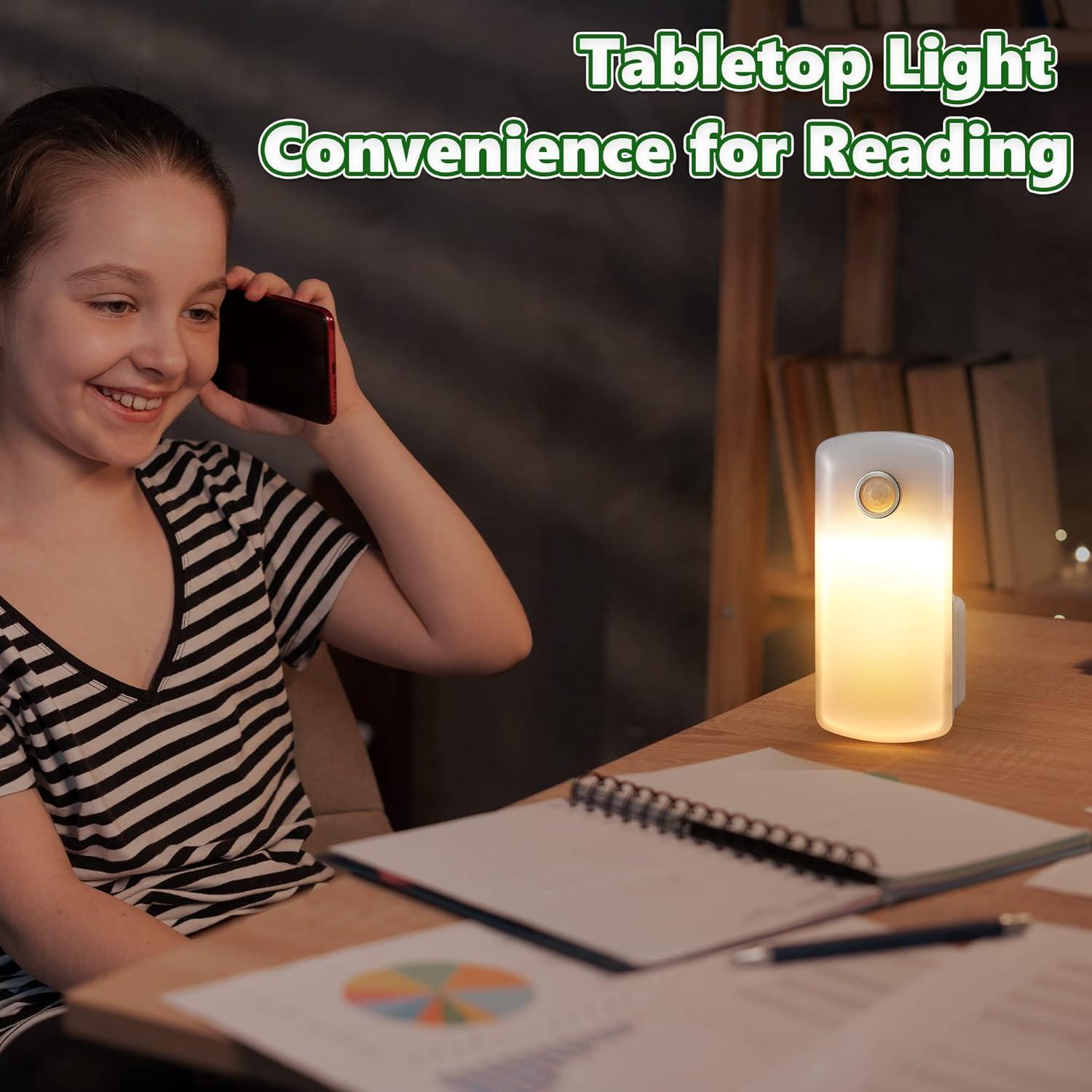 Luces Nocturnas de Emergencia Enhon 4 Paquete Recargables