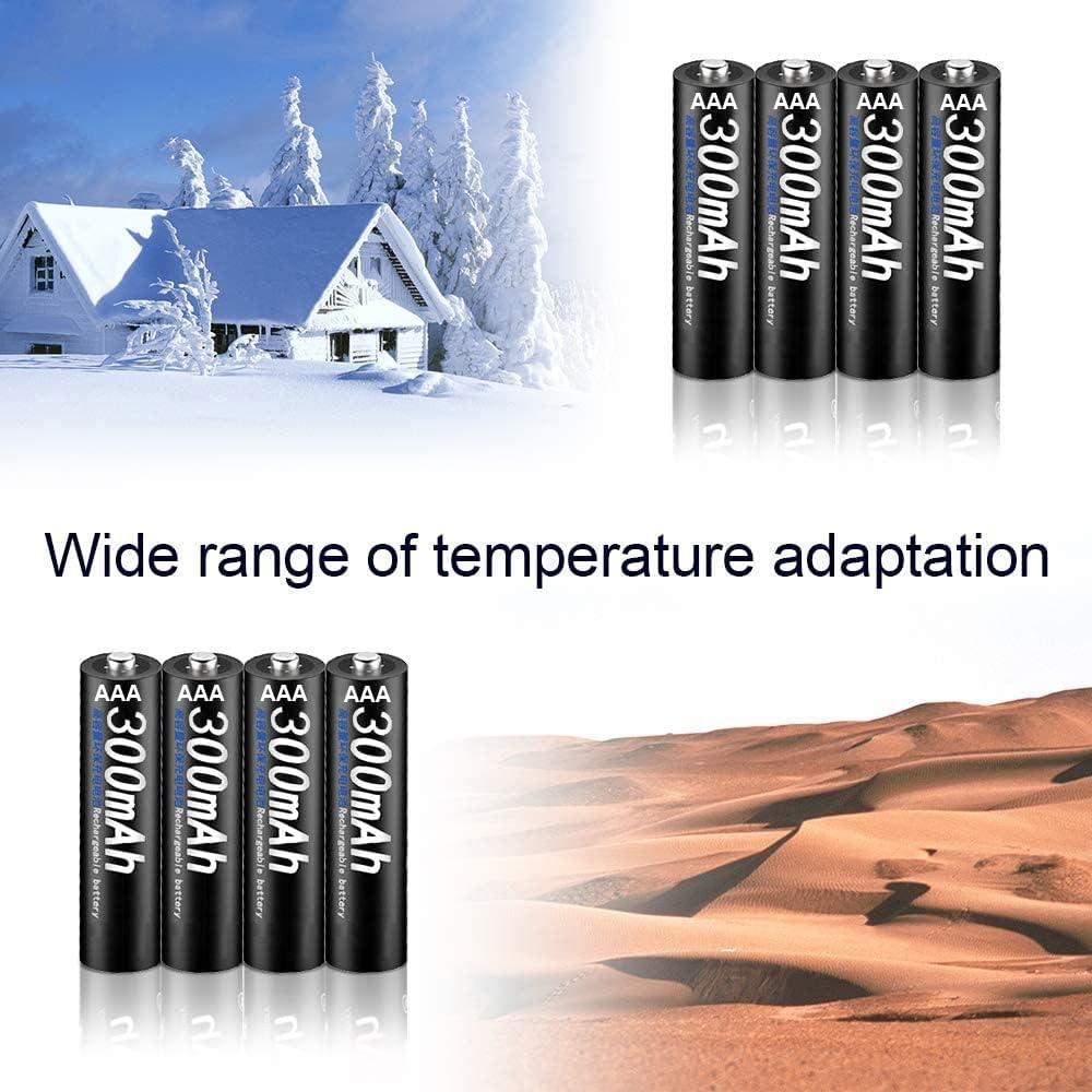 Baterías Recargables Ni-MH AAA Tenbery 300mAh 16 Piezas