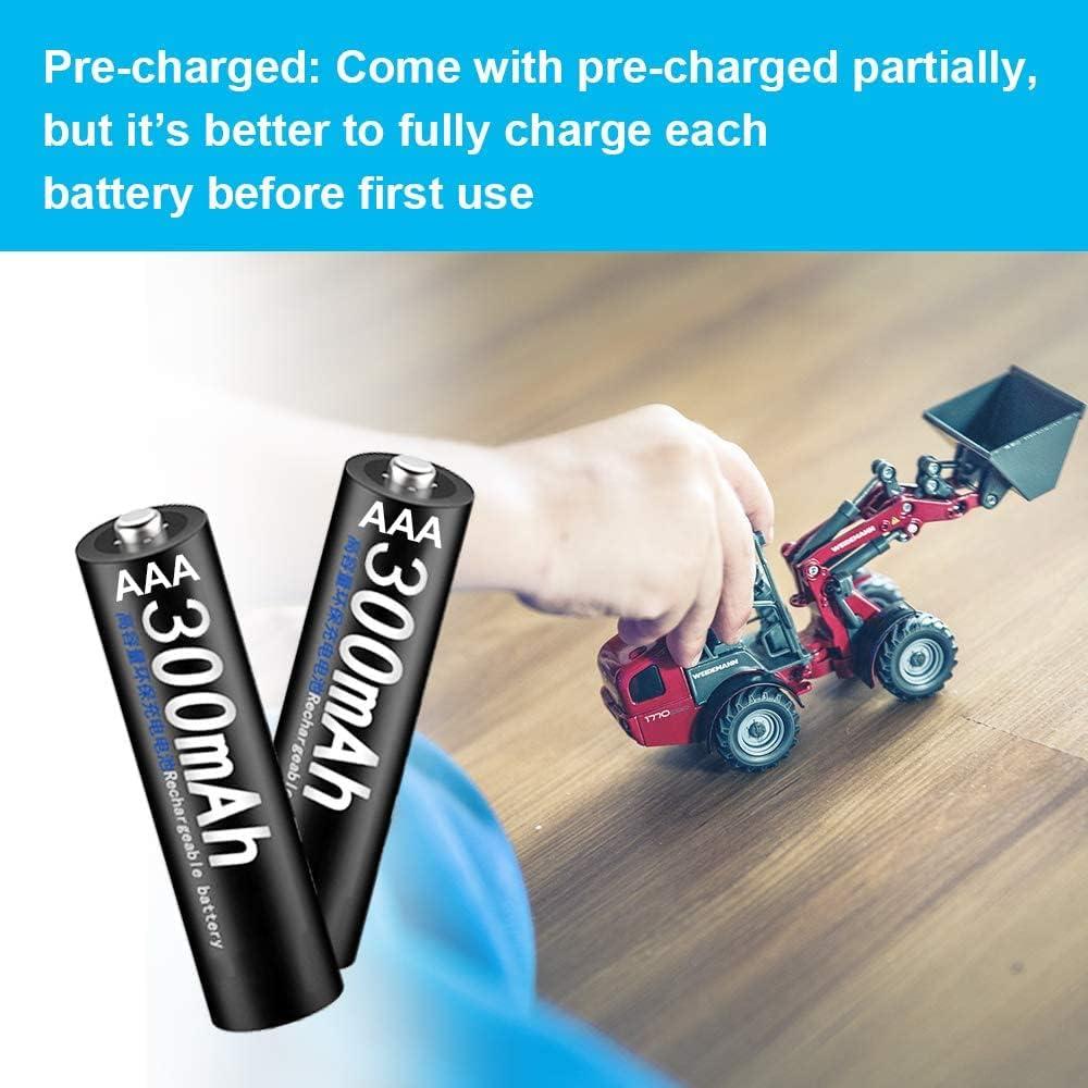 Baterías Recargables Ni-MH AAA Tenbery 300mAh 16 Piezas