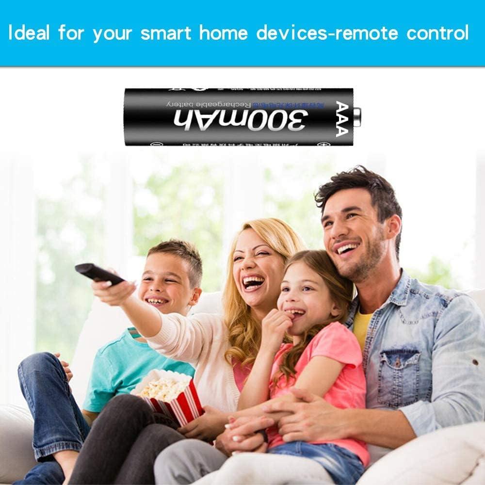 Baterías Recargables Ni-MH AAA Tenbery 300mAh 16 Piezas