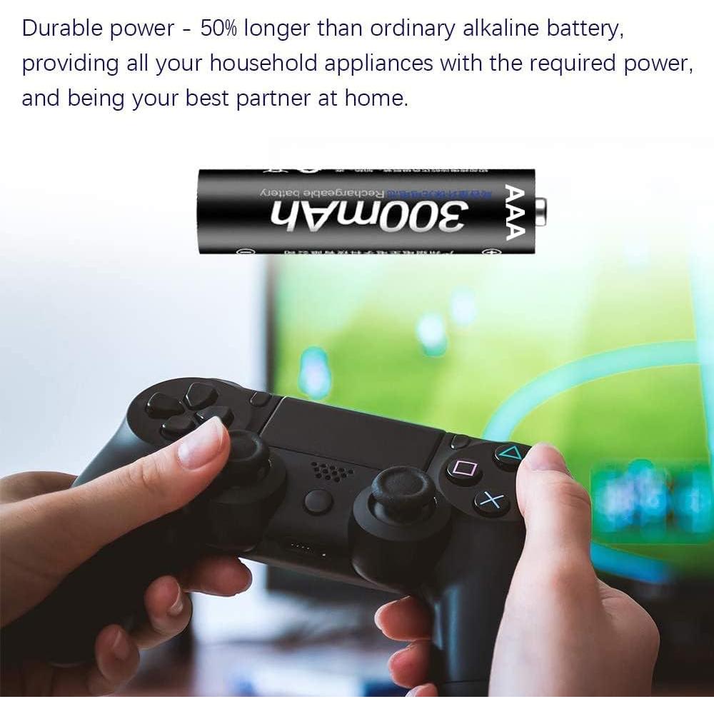 Baterías Recargables Ni-MH AAA Tenbery 300mAh 16 Piezas