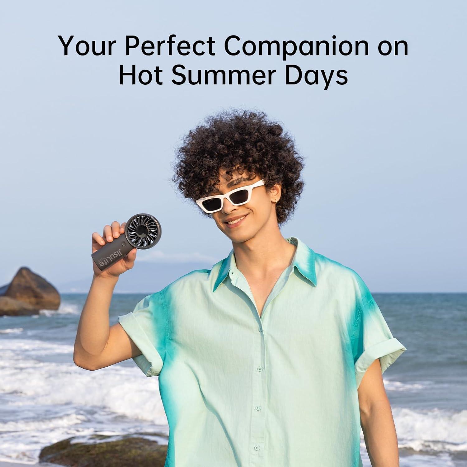 Ventilador de Mano JISULIFE Life4 5000mAh 5 Velocidades