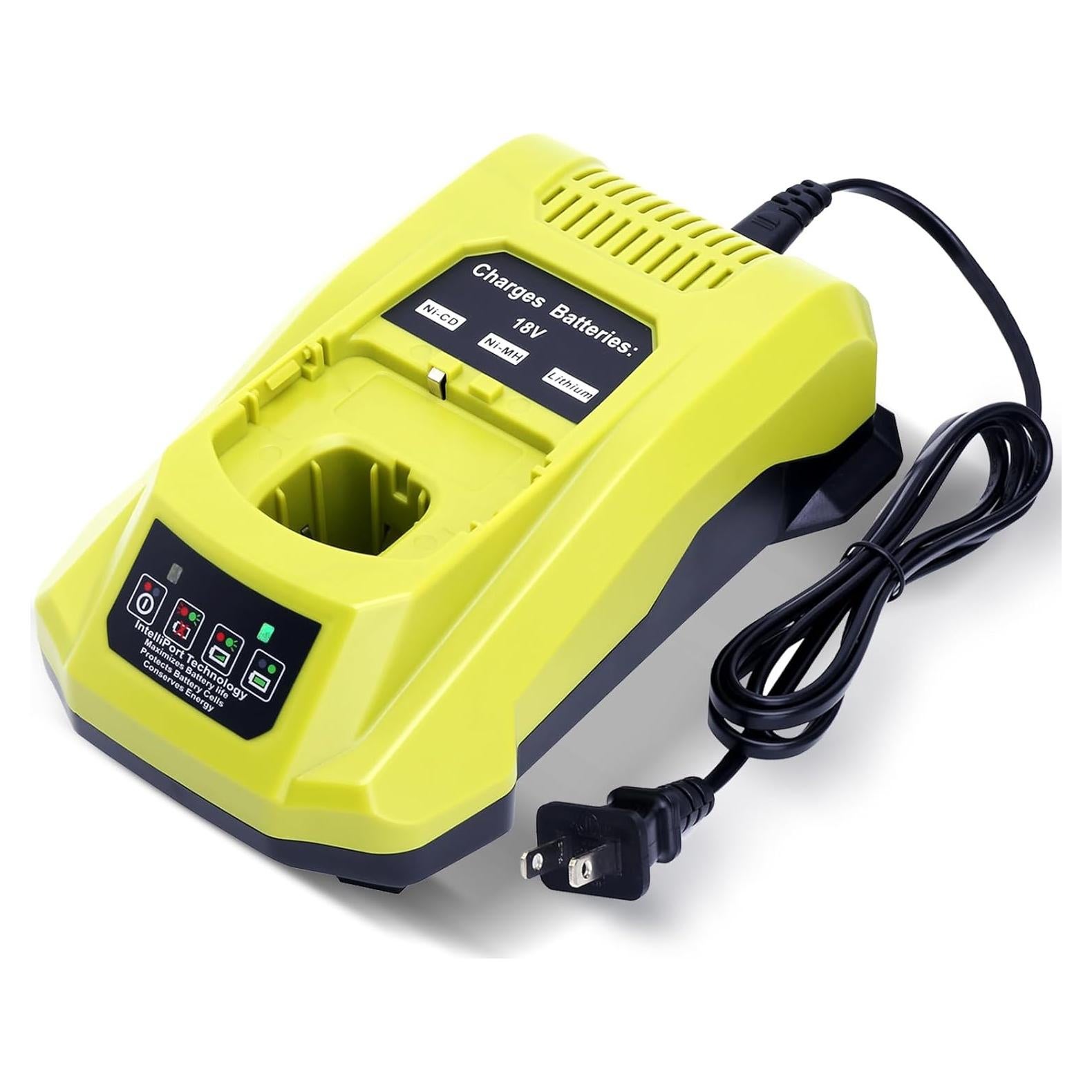 Cargador Rápido Compatible Ryobi P117 18V Litio NiCd NiMH