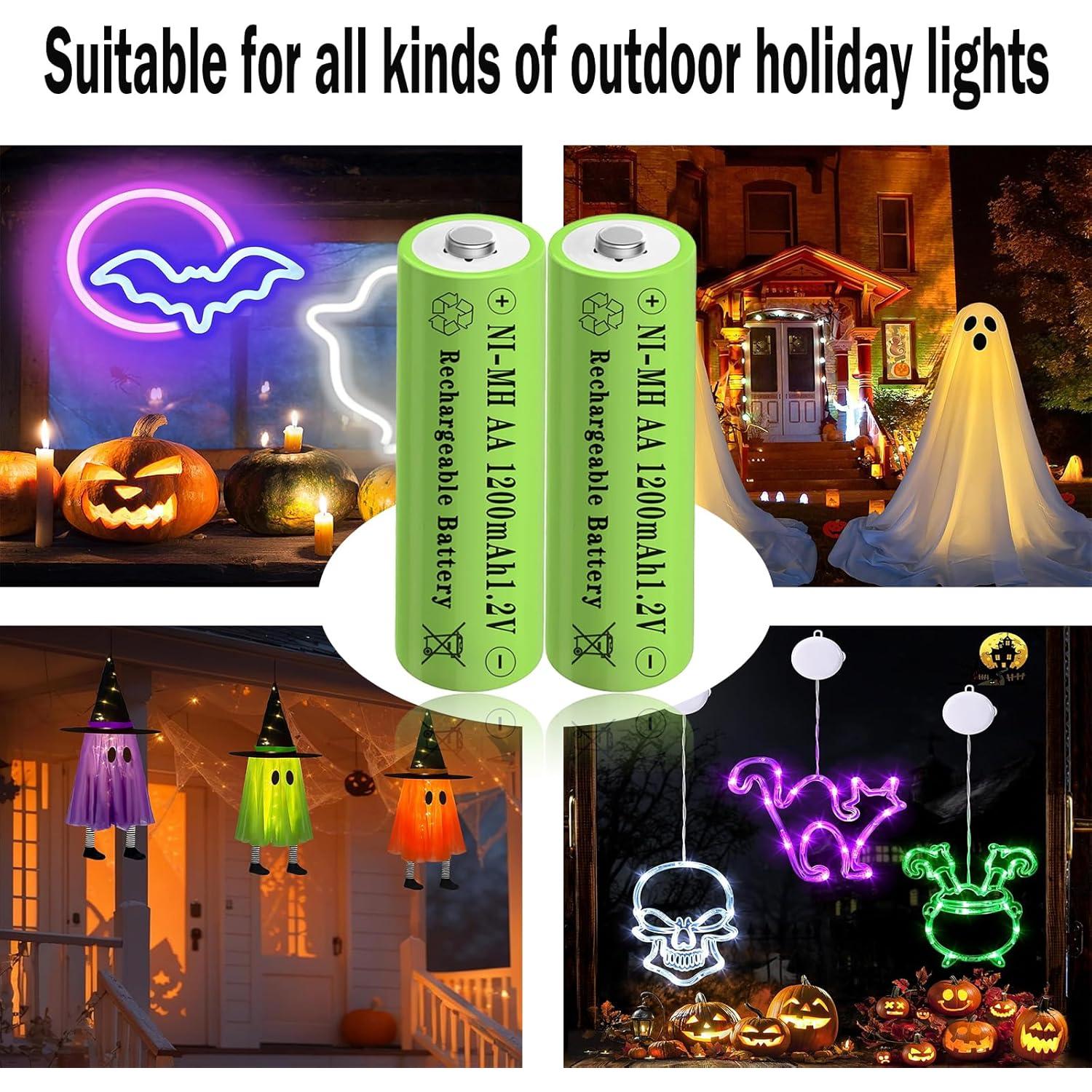 Baterías recargables AA Lombaour 1200mAh 12 unidades