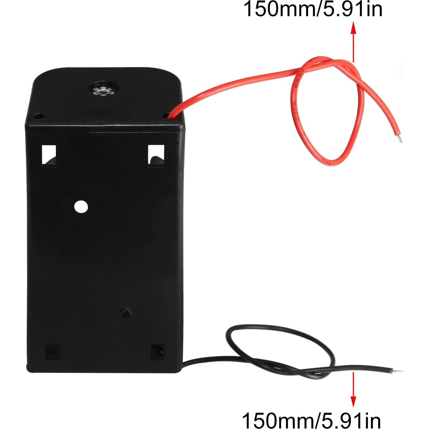 Soporte de Batería D 4PCS 1.5V LUORNG con Cables
