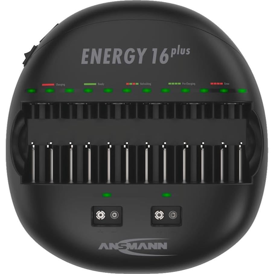 Cargador de Baterías Ansmann Energy 16 Plus + 8 Baterías AAA