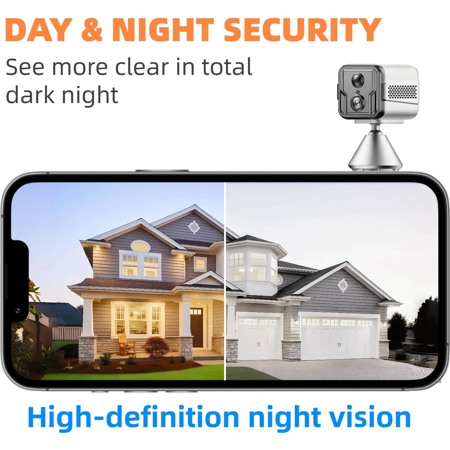 Cámara Mini Oikay T9W5 1080P HD con Batería 100 Días