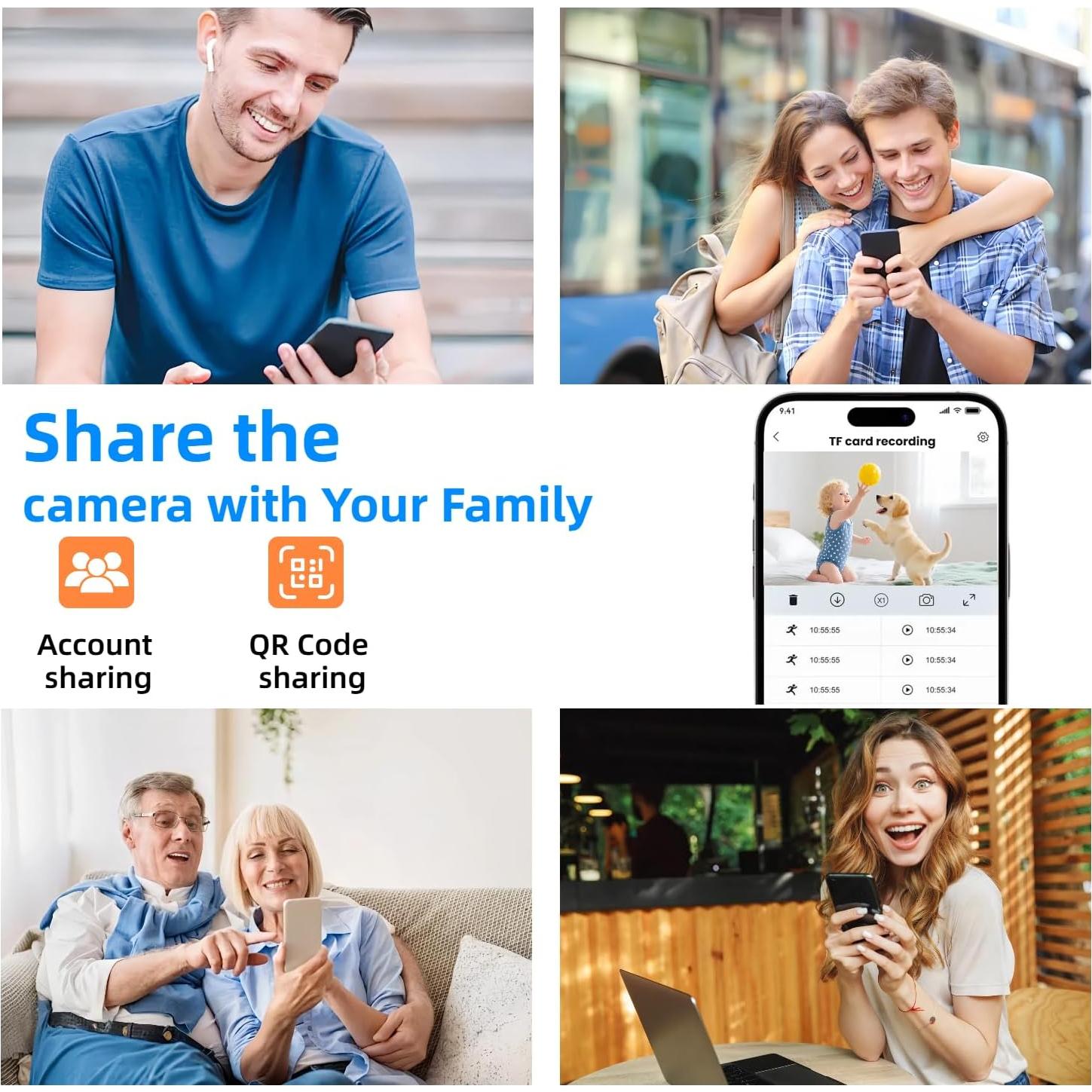 Cámara Mini Oikay T9W5 1080P HD con Batería 100 Días