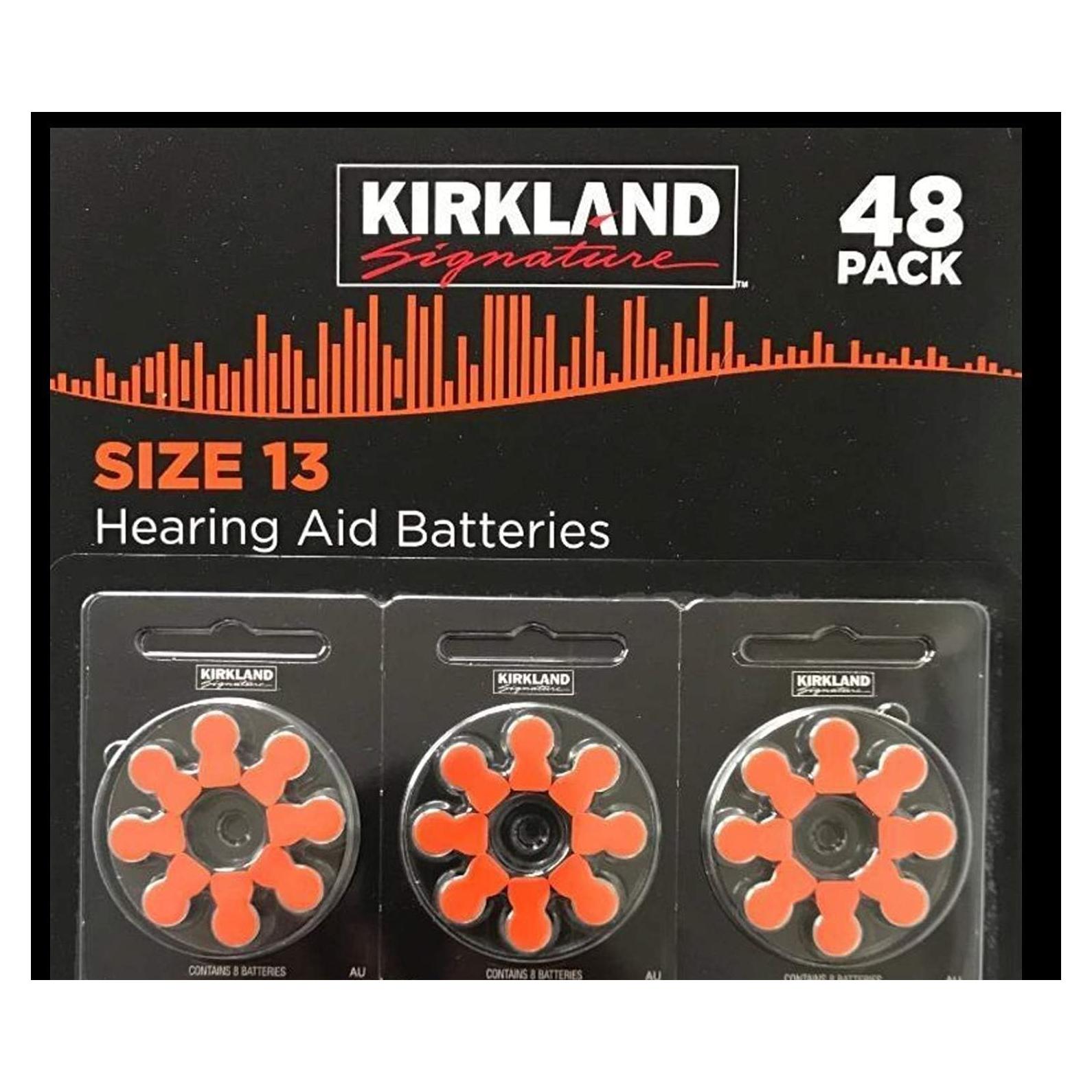 Baterías para Audífonos Kirkland Signature 48 Piezas 1.45V