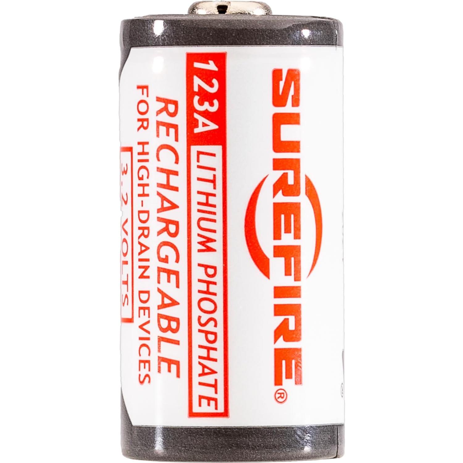 Baterías recargables SureFire SFLFP123 450mAh 2 unidades
