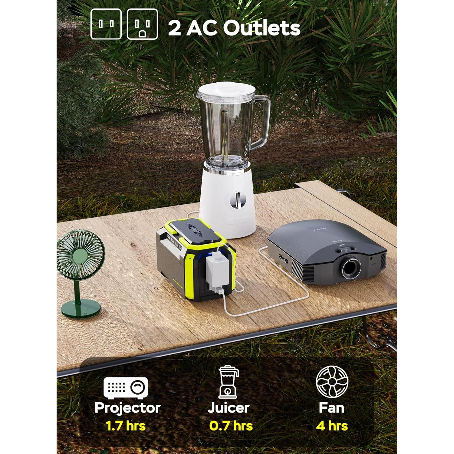 Estación de Energía Portátil MARBERO M270 150Wh 100W AC USB