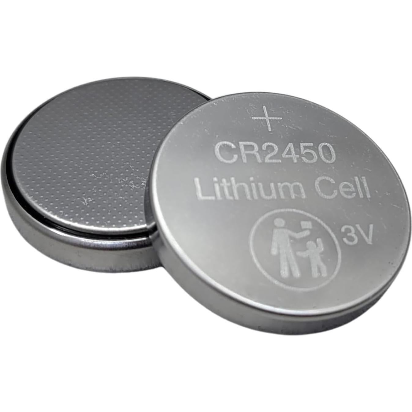 Batería de Litio CR2450 MaxyCell 3V - 6 Paquete