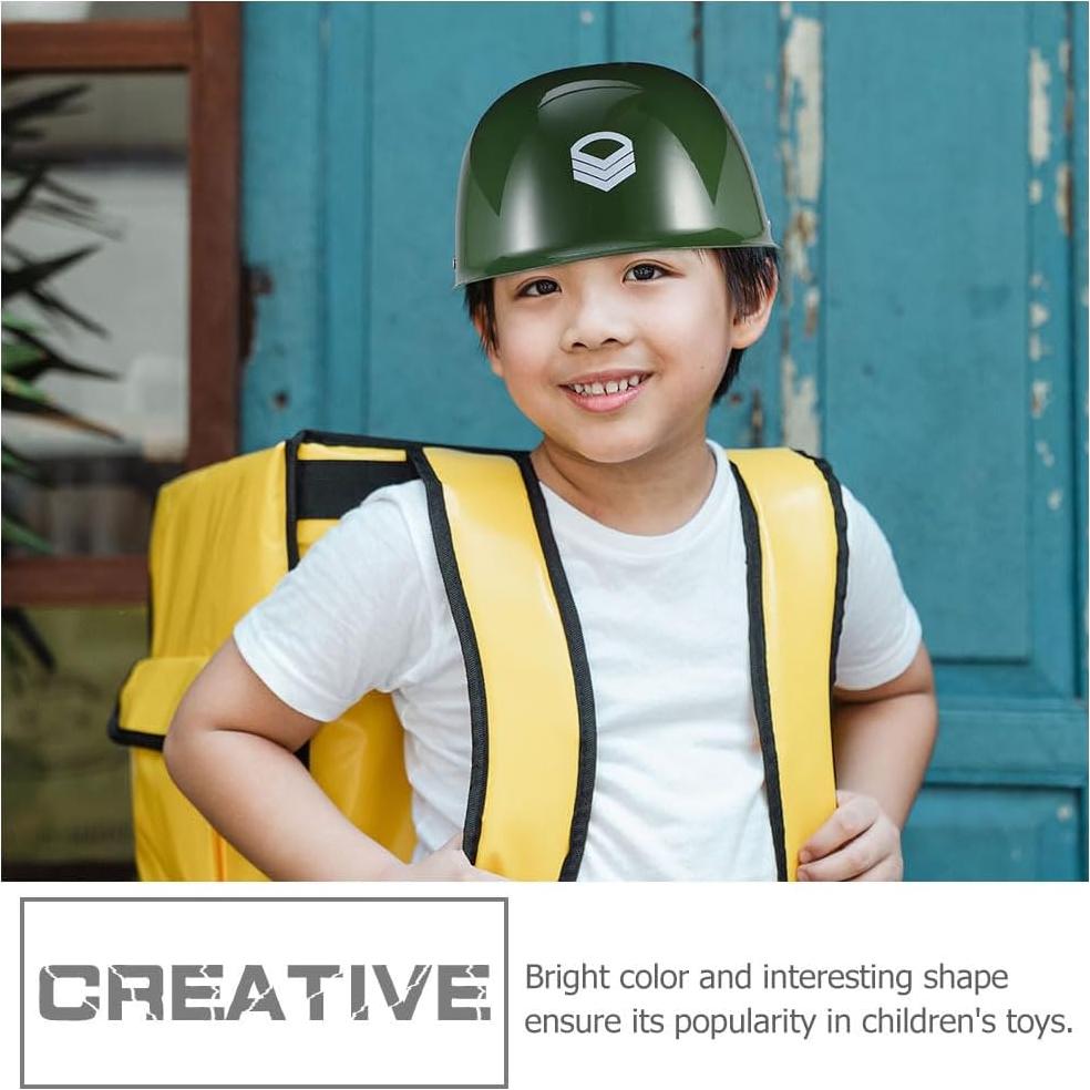 Gorra de Soldado Infantil Verde Juguete para Niños