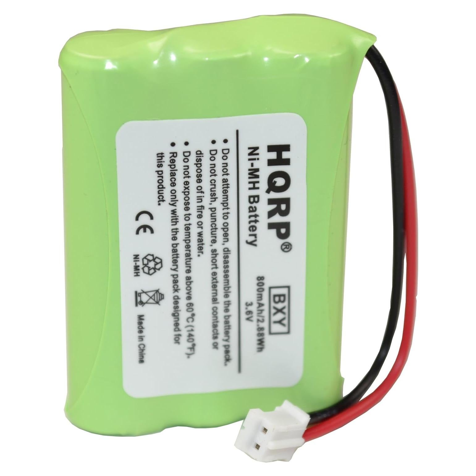 Batería HQRP 3.6V 800mAh para Monitor Bebés Motorola MBP