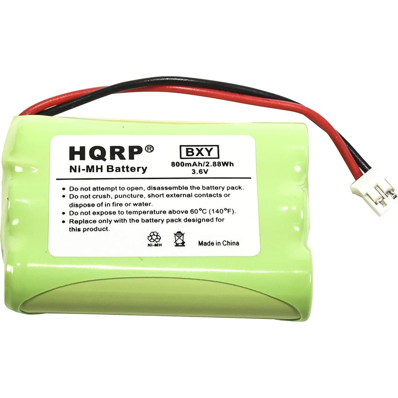 Batería HQRP 3.6V 800mAh para Monitor Bebés Motorola MBP