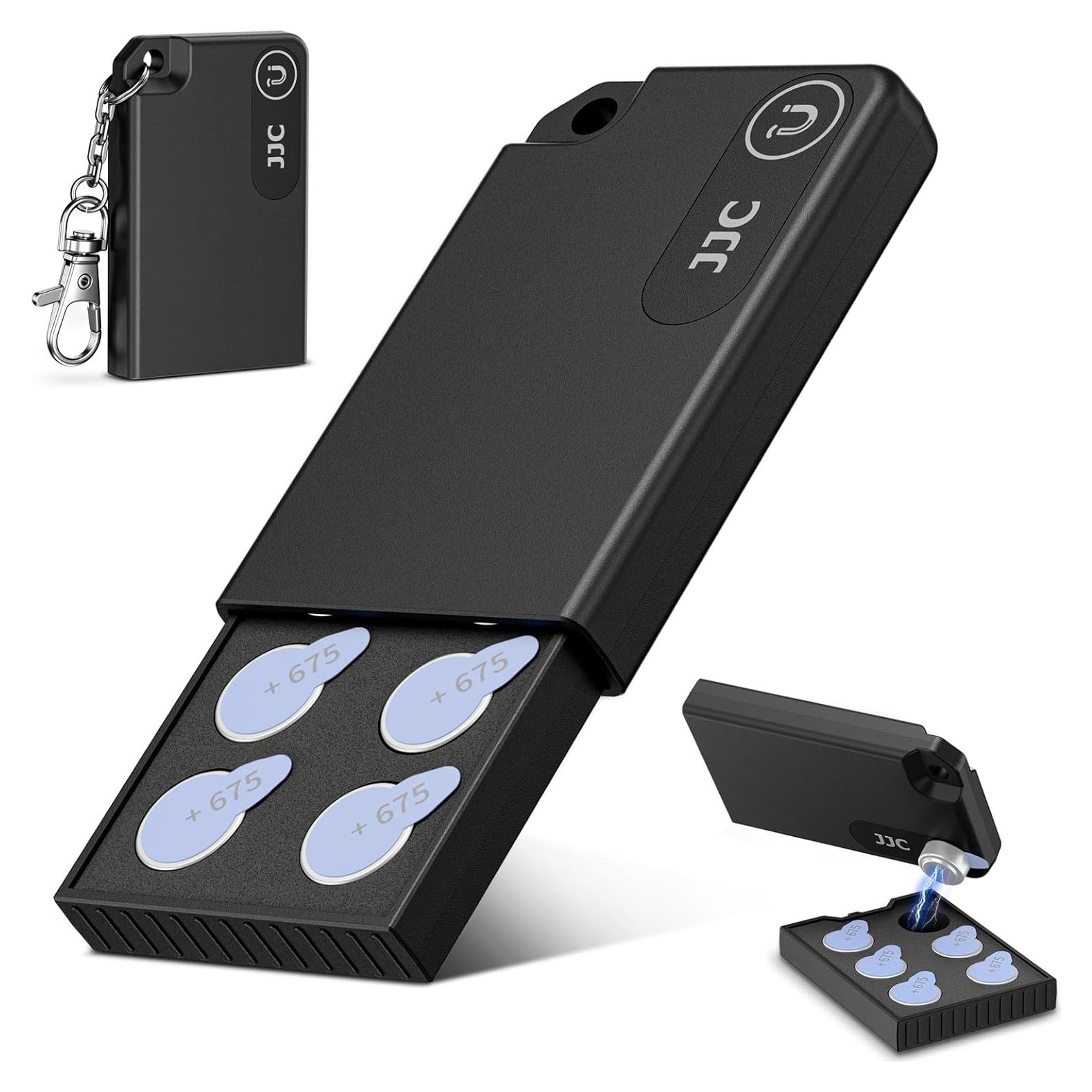 Estuche Portátil JJC para Baterías 675 P675 - Resistente y Compacto