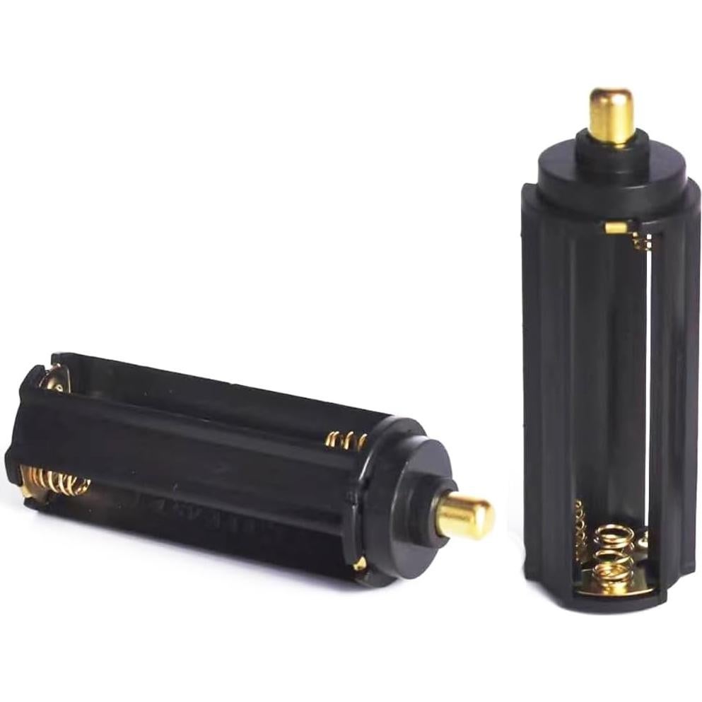 Soporte de Batería Cilíndrica 3 x AAA Priaolker Negro