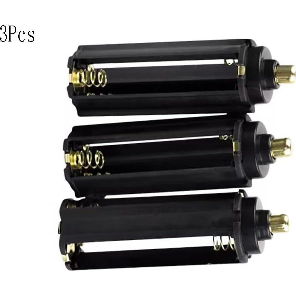 Soporte de Batería Cilíndrica 3 x AAA Priaolker Negro