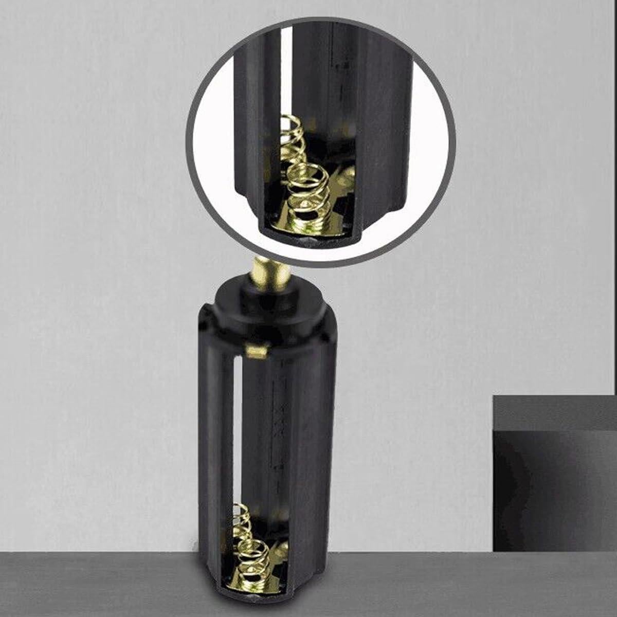 Soporte de Batería Cilíndrica 3 x AAA Priaolker Negro