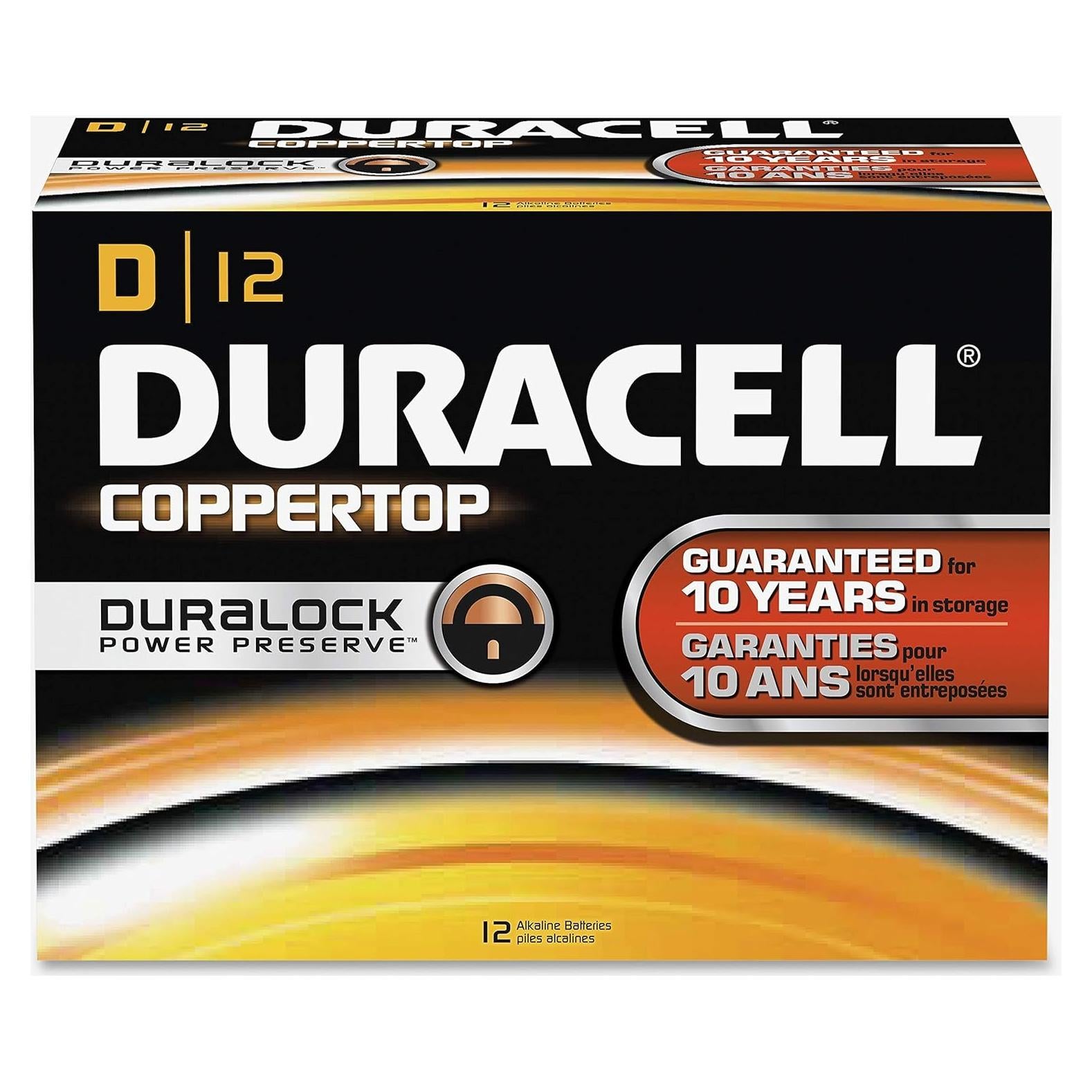 Baterías D Duracell CopperTop 1.5V - 1.68 kg