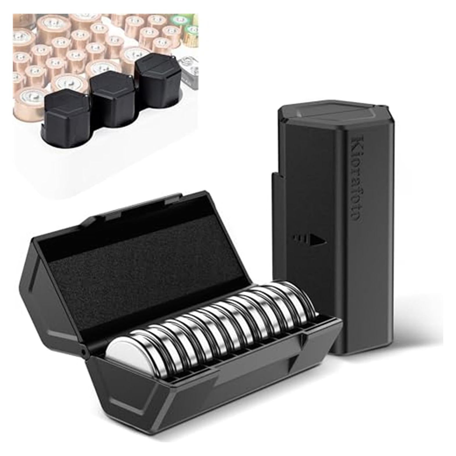 Organizador de Baterías CR2032 CR2025 CR2016 Jinjiacheng (2 Paquete)