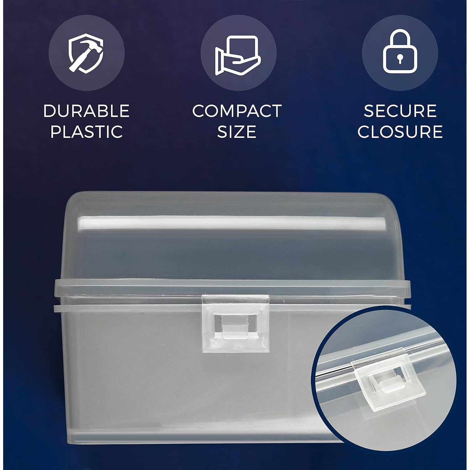 Conjunto de 2 Cajas de Almacenamiento de Baterías GlossyEnd