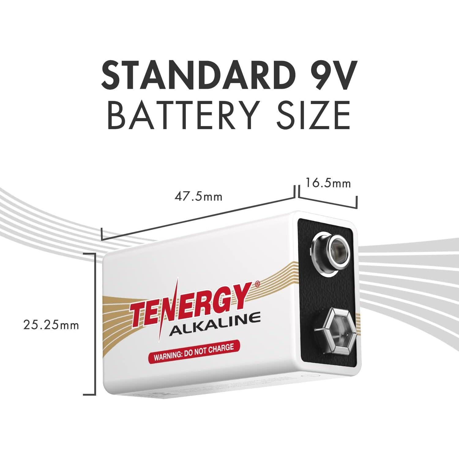 Combo de 60 Baterías Alcalinas Tenergy AA AAA C D 9V