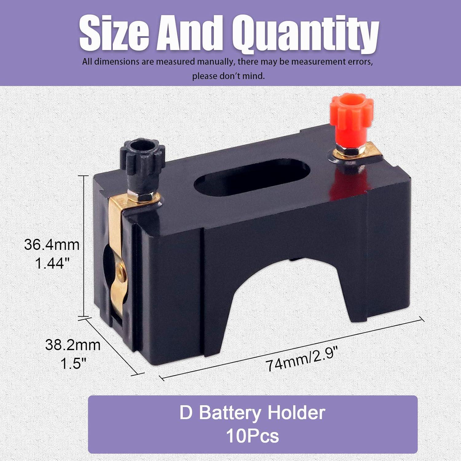 Kit de Soporte de Batería D en Serie o Paralelo 10 Piezas Swpeet
