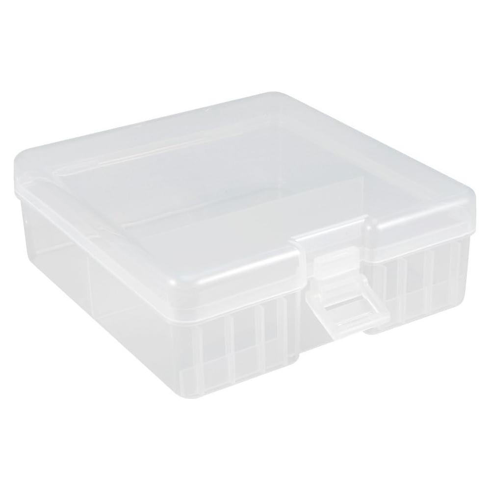 Caja de Almacenamiento de Baterías uxcell Transparente 156x150x56mm