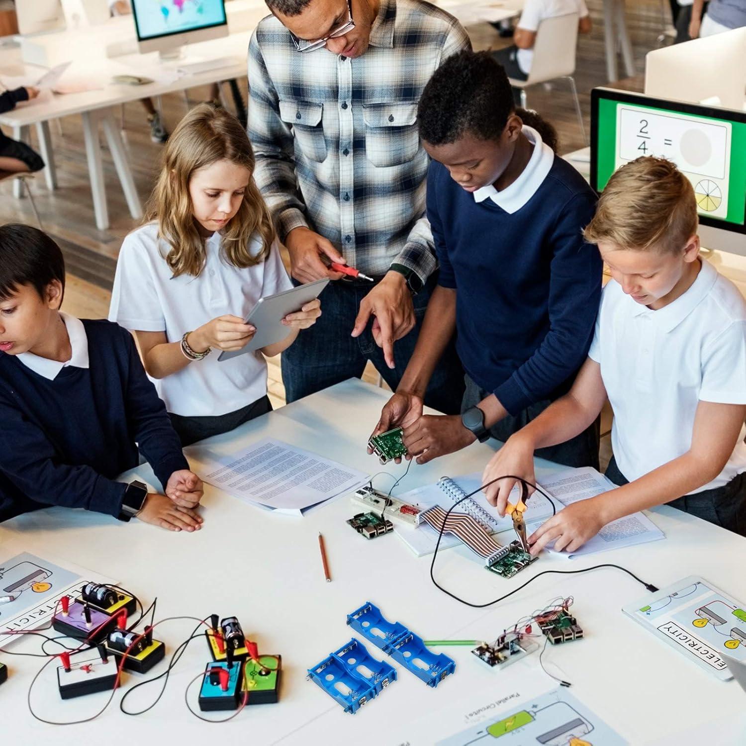 Soporte de Batería D LEIFIDE 16 Piezas para Experimentos