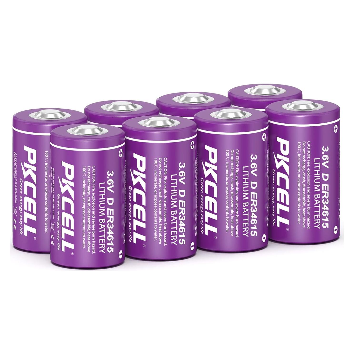 Baterías D PKCELL ER34615 19000mAh 3.6V No Recargables