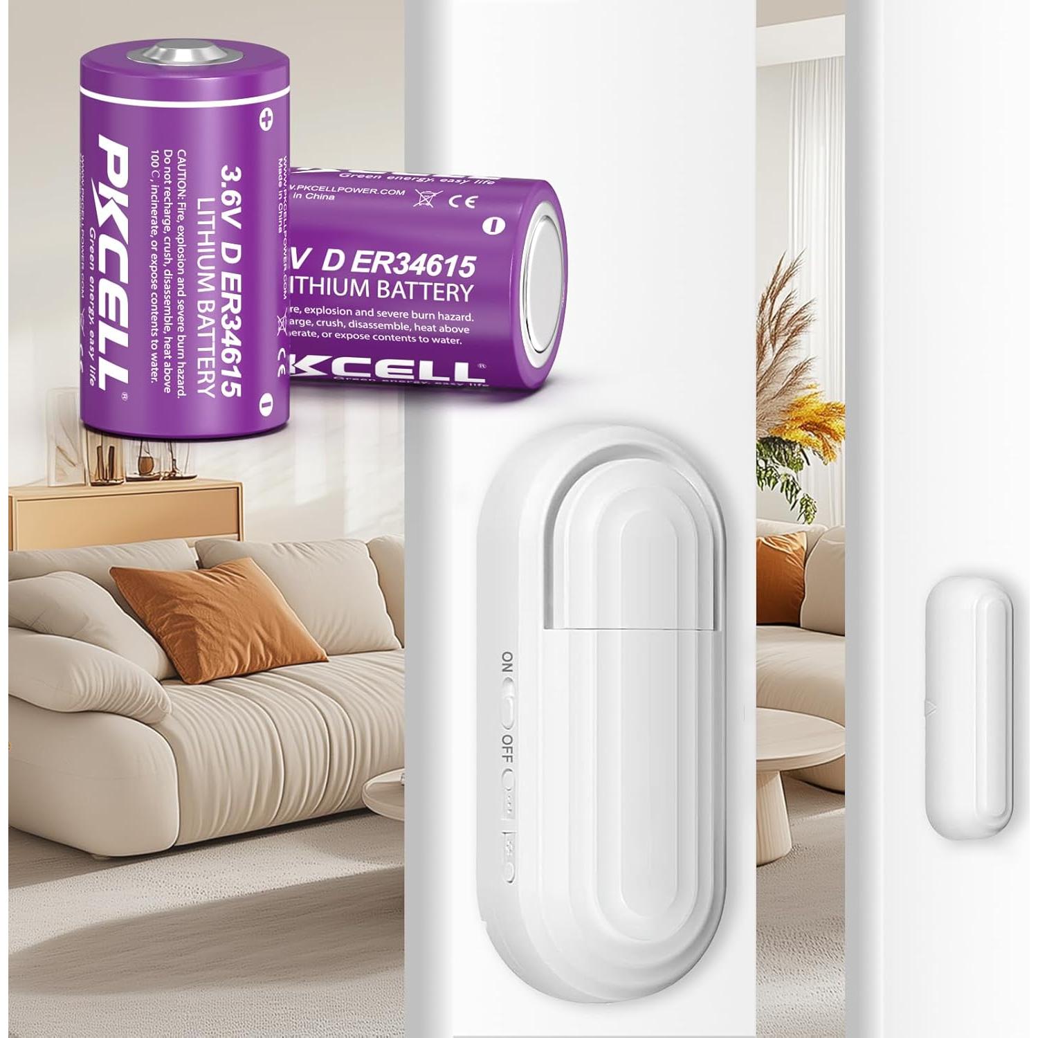 Baterías D PKCELL ER34615 19000mAh 3.6V No Recargables