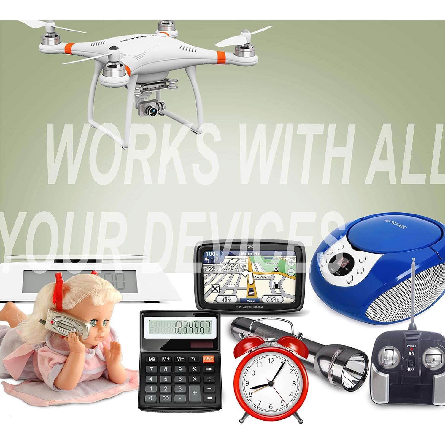 Paquete de Baterías Alcalinas Impecca 39 Piezas AA AAA C D 9V