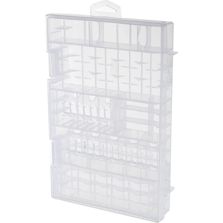 Caja de Almacenamiento de Baterías Heyiarbeit Transparente 1Pcs