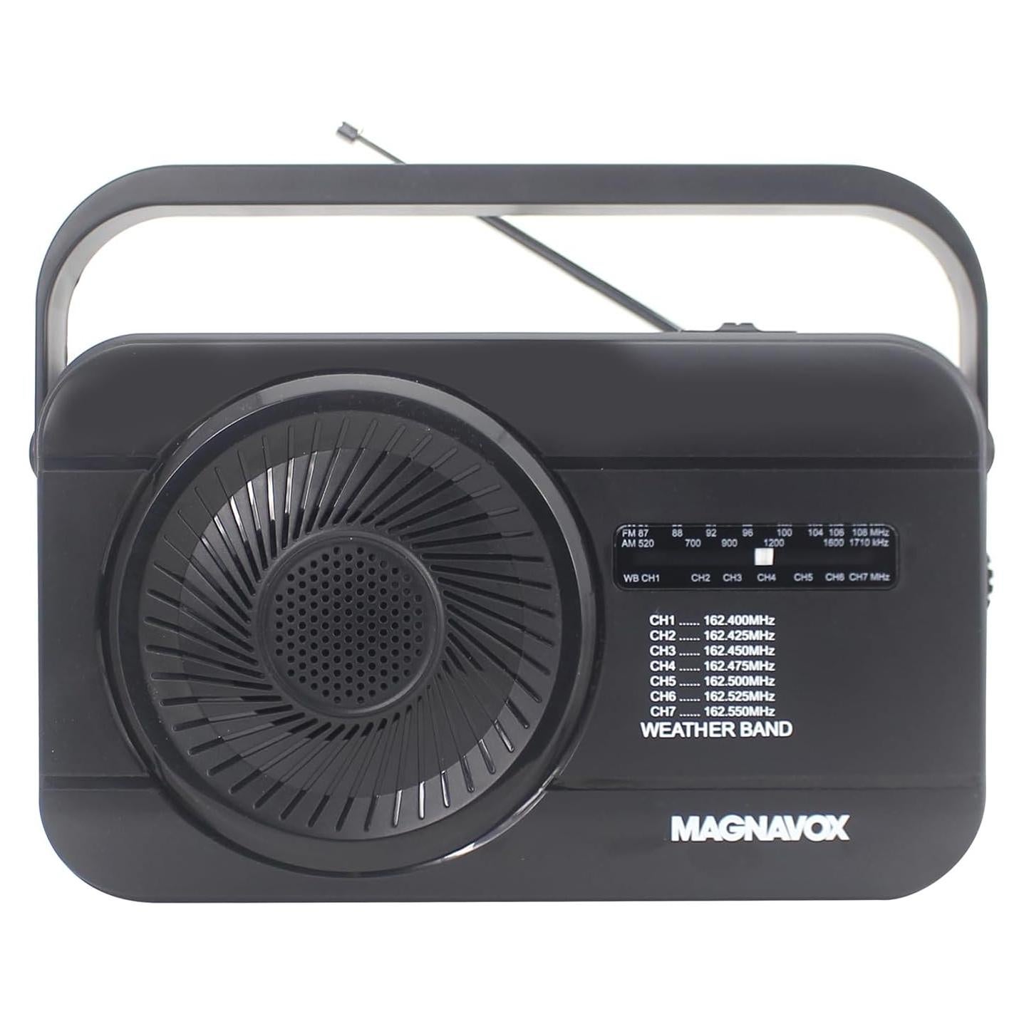 Radio Meteorológica Magnavox MR4181W AM/FM Portátil 0.54kg