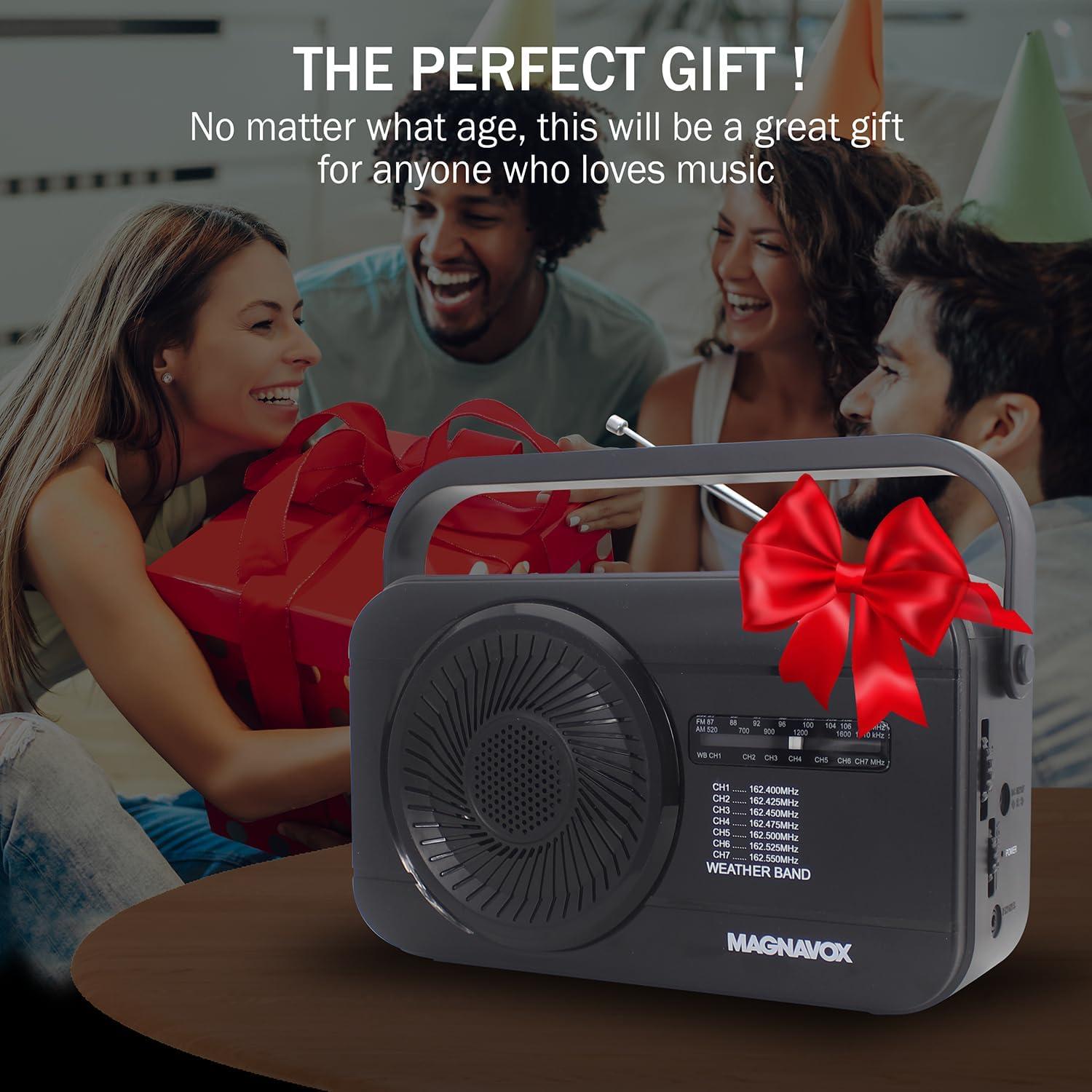 Radio Meteorológica Magnavox MR4181W AM/FM Portátil 0.54kg